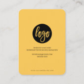 Minimale Bedankt Prachtige Manuscript Klant Dank u Visitekaartje (Achterkant)