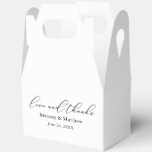 Minimale Bedankt voor weddenschappen met een kalli Bedankdoosjes (Open)