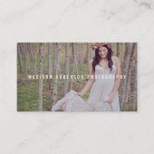 Minimale bedekking | Visitekaartjes voor fotografi (Voorkant)