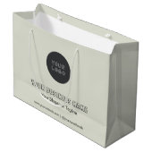 Minimale bedrijfsaanduiding Geen minimum aangepast Groot Cadeauzakje (Voorkant Gekanteld)