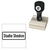 Minimale bedrijfsadresstempel voor kantoorgebruik rubberstempel (Gestempeld)