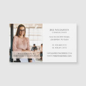 Minimale bedrijfsnaam en bedrijffoto (Voorkant)