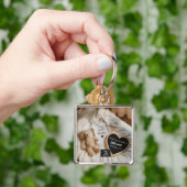 Minimale Beerly Wait teddy zwangerschapsaankondigi Sleutelhanger (Hand)