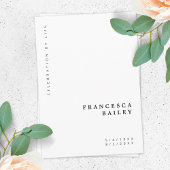 Minimale begrafenis | Eenvoudige viering van het l Kaart