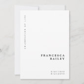 Minimale begrafenis | Eenvoudige viering van het l Kaart (Voorkant)