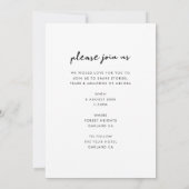 Minimale begrafenis | Moderne viering van het leve Kaart (Achterkant)