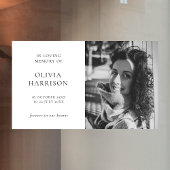 Minimale begrafenis | Moderne viering van het leve Raamsticker