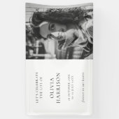 Minimale begrafenis | Moderne viering van het leve Spandoek (Verticaal)