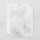 Minimale begrafenisherdenkingsfoto bedankkaart (Achterkant)