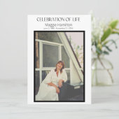 Minimale begrafenisviering van het LIFE-programmab Kaart (Staand voorkant)