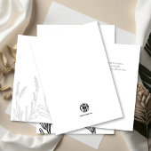 Minimale Begroeiing — Condoleancekaart Kaart