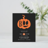 Minimale begroting BOO Halloween Basparty (Staand voorkant)