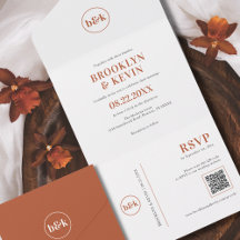 Minimale begroting Terracotta Rust QR Code | FOTO