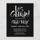 Minimale begroting voor Afstudeerder Pet Afstudeer Flyer (Achterkant)