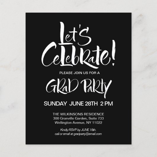 Minimale begroting voor Afstudeerder Pet Afstudeer Flyer (Achterkant)