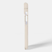 Minimale Beige Esthetische Bladeren Hoes (Achterkant / Links)