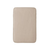 Minimale beige-tan-neutrale vaste elegant badmat (Voorkant Verticaal)