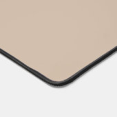 Minimale beige-tan-neutrale vaste elegant bureaumat (Hoek)