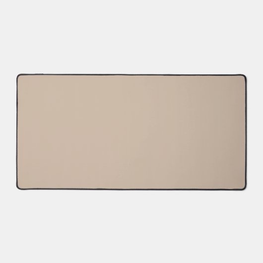 Minimale beige-tan-neutrale vaste elegant bureaumat (Voorkant)