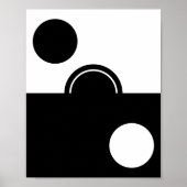 Minimale bellenkunst poster (Voorkant)