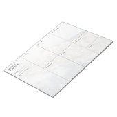 Minimale berg wekelijkse planner notitieblok voor  (Schuin)
