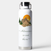 Minimale Bergavontuur Waterfles (Achterkant)