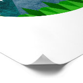 Minimale bergkunst poster (Hoek)