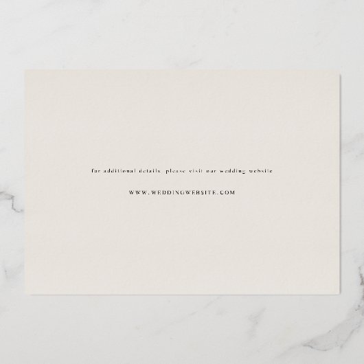 Minimale beschikbaarheid van gegevens opslaan op d folie uitnodiging (Achterkant)