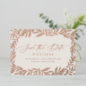 Minimale beschikbaarheid van gegevens opslaan op d folie uitnodiging (Staand Voorkant)