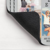 Minimale BESTE DAD EVER Photo Collage Personalized Muismat (Hoek)