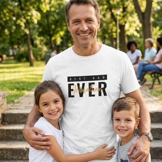Minimale 'Beste Papa Ooit' Vaderdag T-Shirt