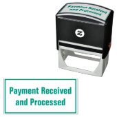 Minimale betaling ontvangen en verwerkt zelfinktende stempel (In situ)