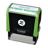 Minimale "BETALING ONTVANGEN" Rubberen stempel (Product)