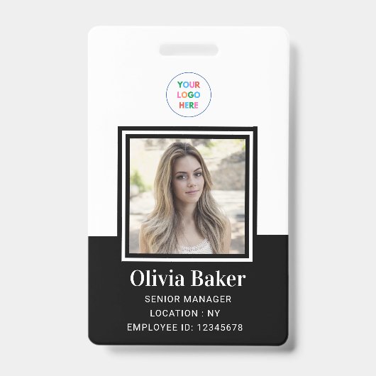 Minimale beveiliging van zwarte Logo Badge (Voorzijde)