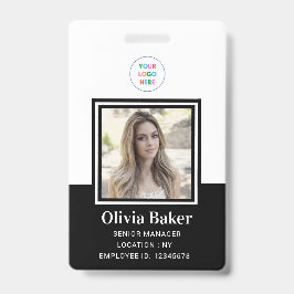 Minimale beveiliging van zwarte Logo Badge