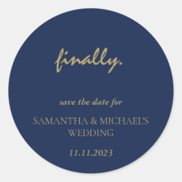 Minimale bewaardatum voor het script voor schone z ronde sticker