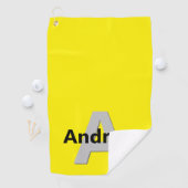 Minimale bewerkbare naam en Initiaal Golfhanddoek (Insitu)