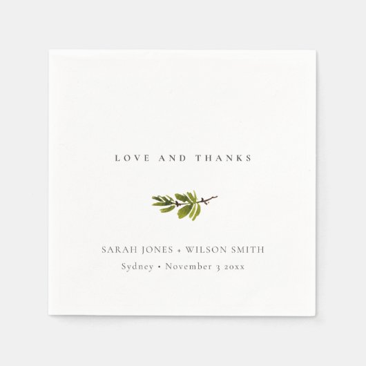 Minimale bindtband zwart-wit servet (Voorkant)