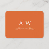 Minimale bladmonogram trouwkaart voor bijlage (Achterkant)