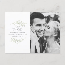 Minimale bladzijden + scripttekst, sla de datum op aankondigingskaart