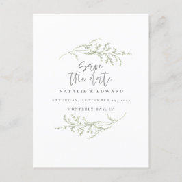 Minimale bladzijden + scripttekst, sla de datum op aankondigingskaart