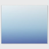 Minimale Blauwe Gradiënt Achtergrond Cadeaupapier (Vlak)