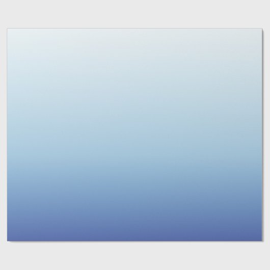 Minimale Blauwe Gradiënt Achtergrond Cadeaupapier (Vlak)