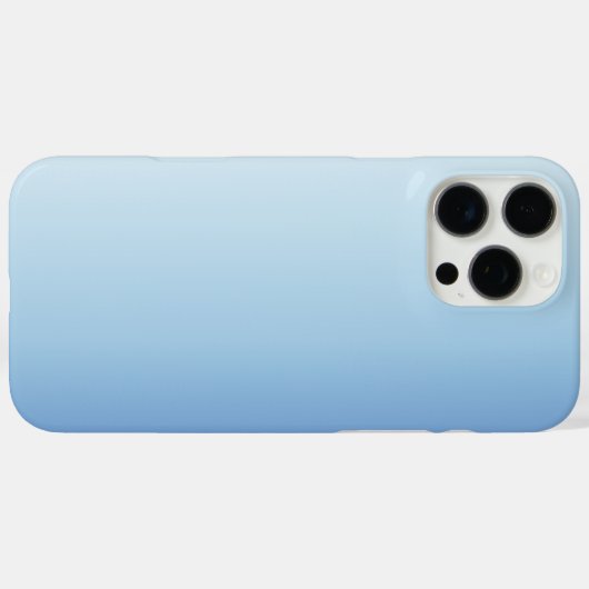 Minimale Blauwe Gradiënt Achtergrond Case-Mate iPhone Case (Achterkant (horizontaal))