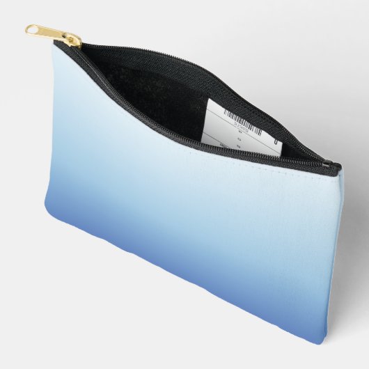 Minimale Blauwe Gradiënt Achtergrond Etui (Open)