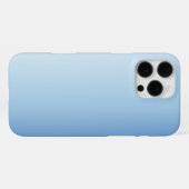 Minimale Blauwe Gradiënt Achtergrond iPhone Hoesje (Achterkant horizontaal)