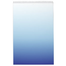 Minimale Blauwe Gradiënt Achtergrond Kalender