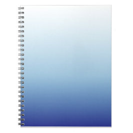 Minimale Blauwe Gradiënt Achtergrond Notitieboek