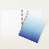 Minimale Blauwe Gradiënt Achtergrond Planner (Display)