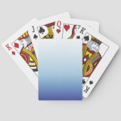 Minimale Blauwe Gradiënt Achtergrond Pokerkaarten (Achterkant)
